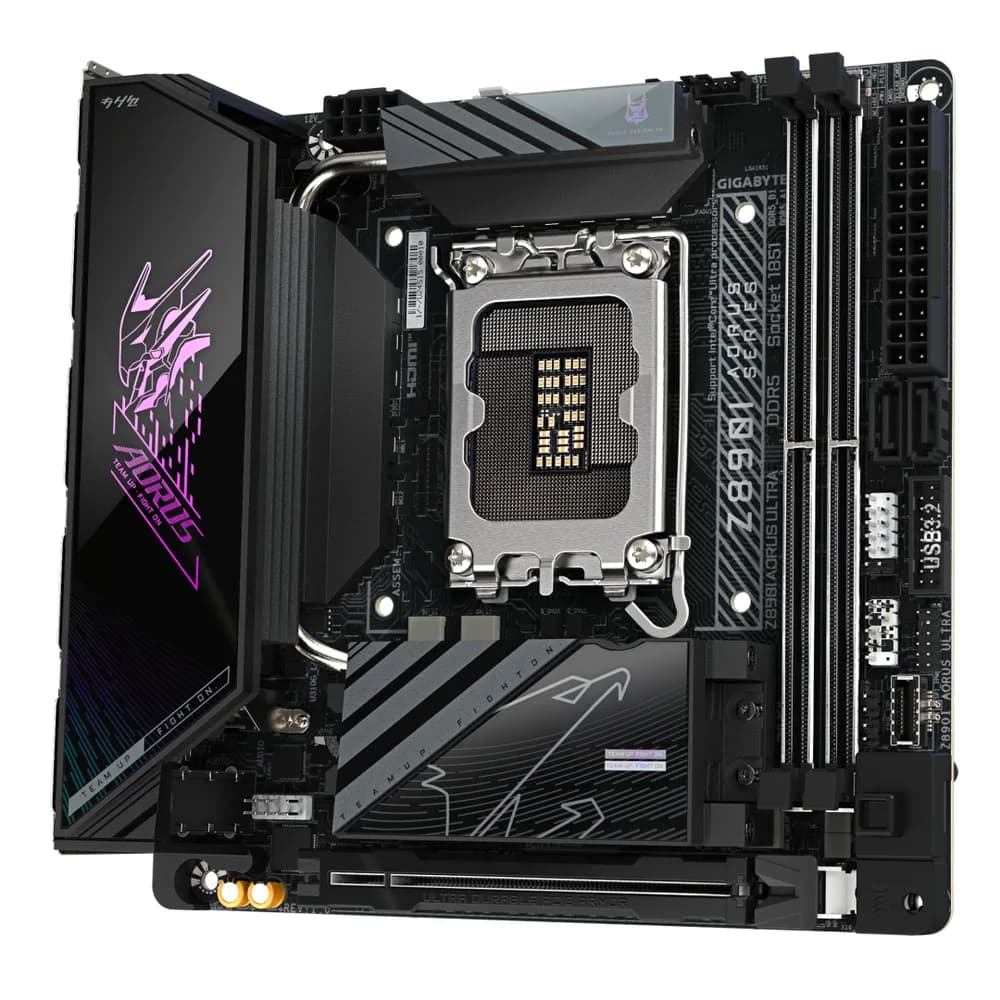 Placa de baza Gigabyte Z890I AORUS ULTRA, Socket 1851, DDR5, Mini-ITX — miniatură