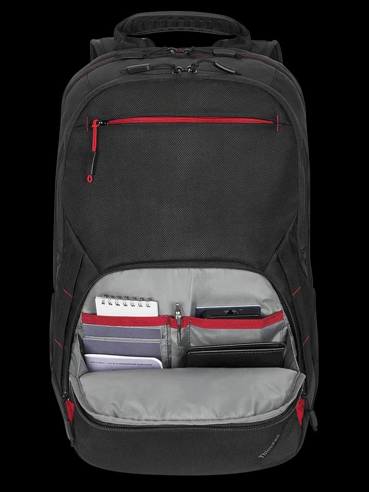 RUCSAC LENOVO, pt. notebook de max 15.6 inch, 2 compartimente, buzunar frontal x 2, 515 g, poliester, negru, "4X41A30364" — miniatură
