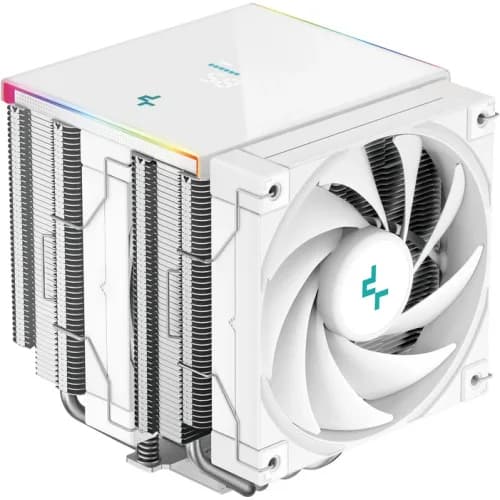 COOLER DeepCool "AK620 DIGITAL SE WH", combatibil skt. Intel si AMD, racire cu aer, ventilator 120mm, 500 - 1850 rpm, 6x6 mm heatpipes, inaltime 157mm, alb "R-AK620-WHADMN-GJD"
