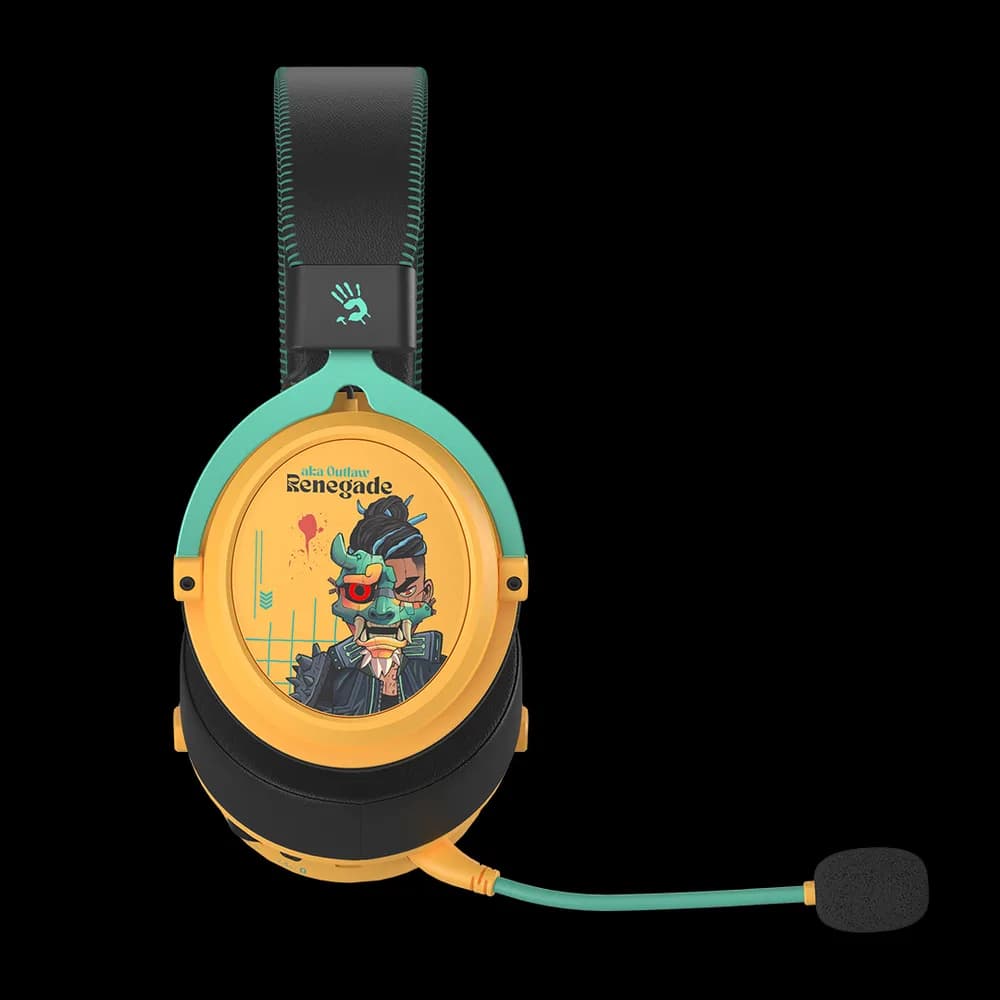 Casti gaming Bloody Bluetooth v5.3 + 2.4GHz + Wired Multi-Mode Connection Headset Renegade Sunset "MR595 Renegade Sunset" 4711421 000307 — miniatură