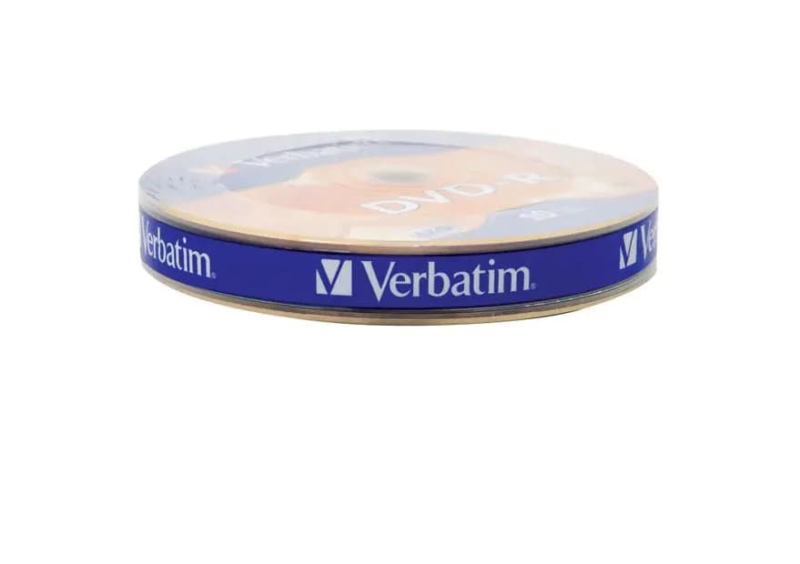 DVD-R VERBATIM, 4.7GB, VITEZA 16X, WAGON, SPINDLE 10 BUC, "43729" — miniatură