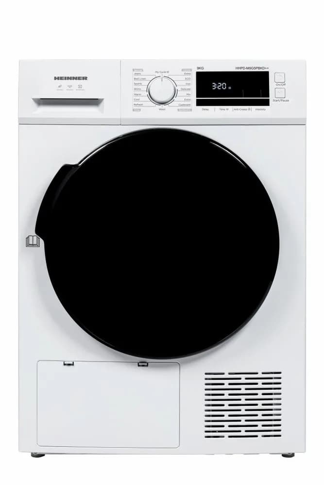 Uscator de rufe HEINNER HHPD-M9G5PBKD++, 9 kg, Clasa: D, Alb
