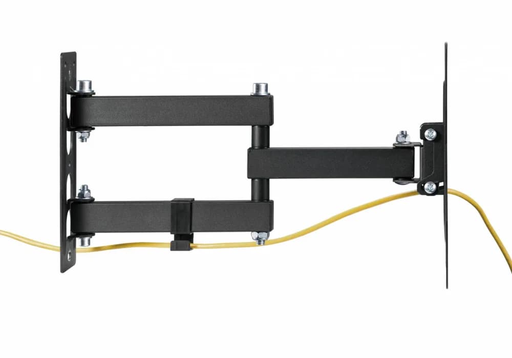 Suport TV Serioux LCD/LED, TV68-223, compatibilitate dimensiune ecran 23"-43", material otel, VESA:100x100, 100x200, 200x100, 200x200, greutate maximă suportata: 30 kg, profil: 56~378mm, inclinare: ＋3°～-10°, pivotare: +90°~-90°, management cabluri, negru — miniatură