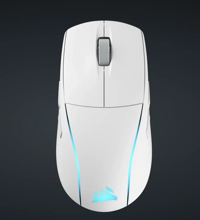 Mouse Gaming Wireless Corsair M75 WIRELESS, 26000 dpi, Alb