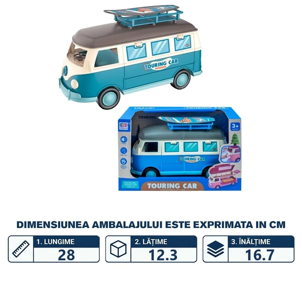 Autobuz, 25.8x14.5x10.3 cm — miniatură