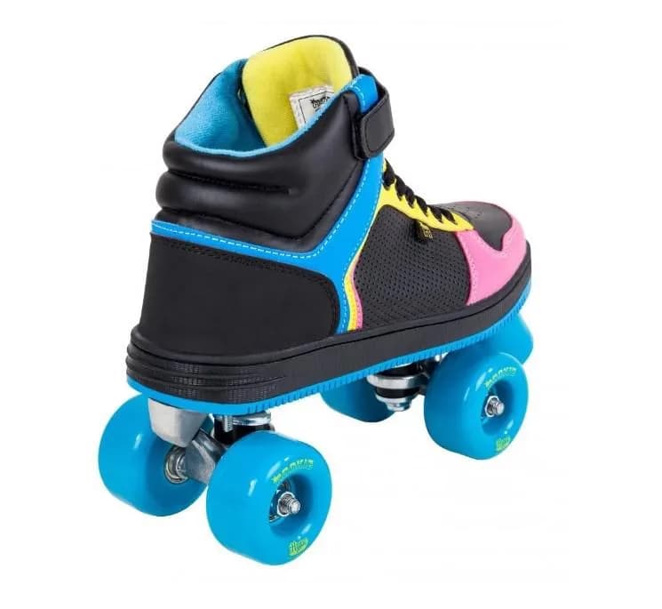 ROLE ROOKIE HYPE HI TOP TRAINER 40 NEGRU ALBSTRU ROZ — miniatură