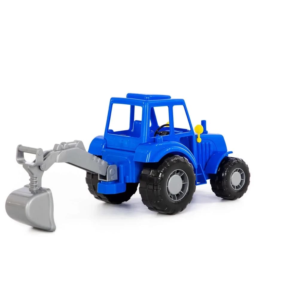 Tractor-excavator - Altay, 28.5x17x22 cm, Polesie — miniatură