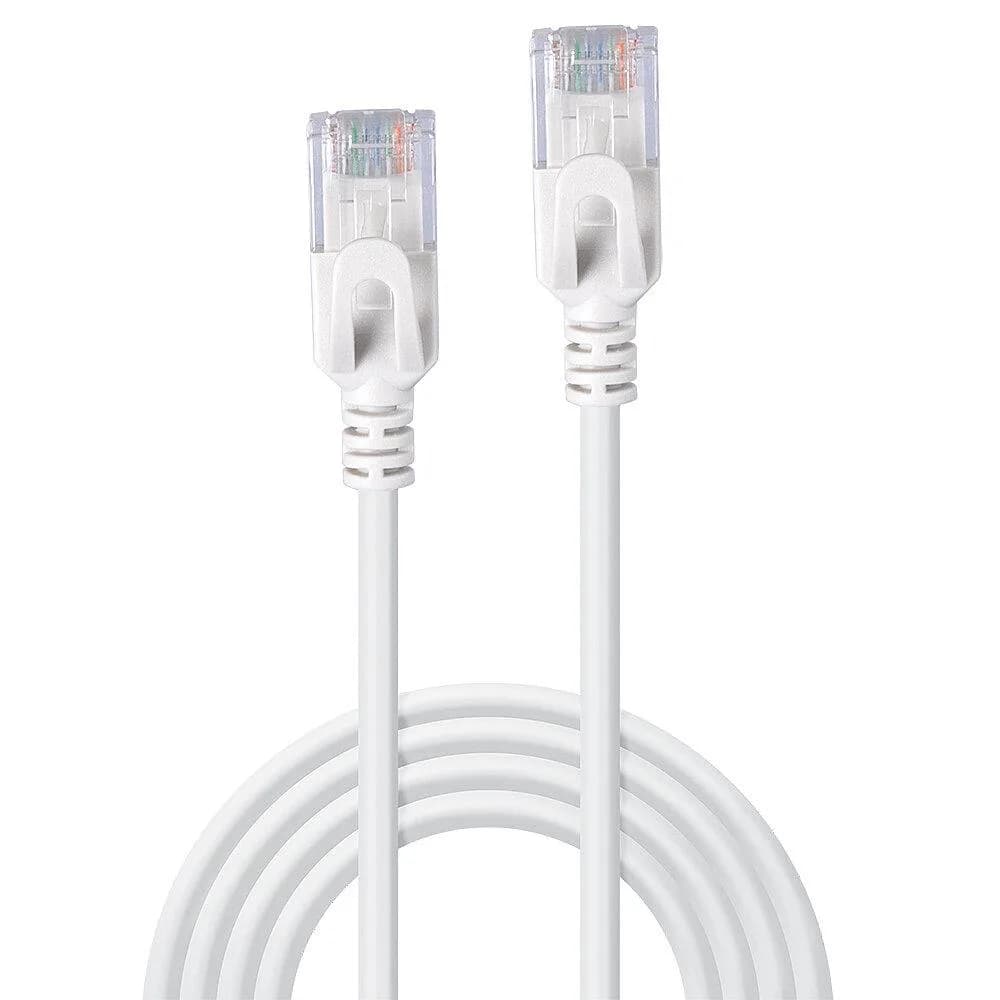 Cablu ultraslim internet Lindy, lungime 2m Cat.6A U/UTP LSZH, latime de banda suportata 500MHz, gri — miniatură