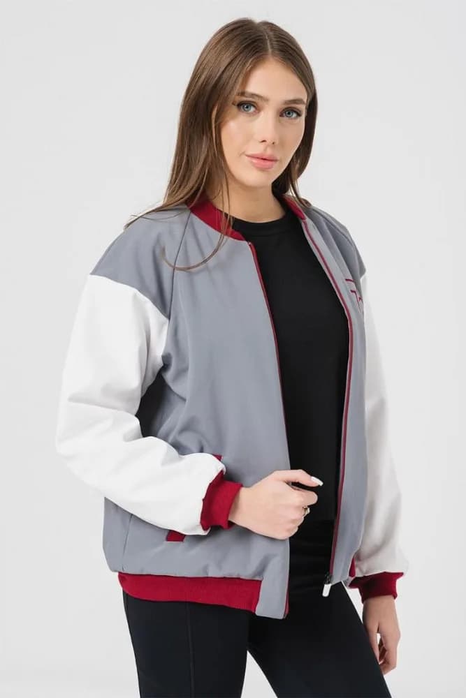 W JACHETA BOMBER GRI GRENA XL — miniatură