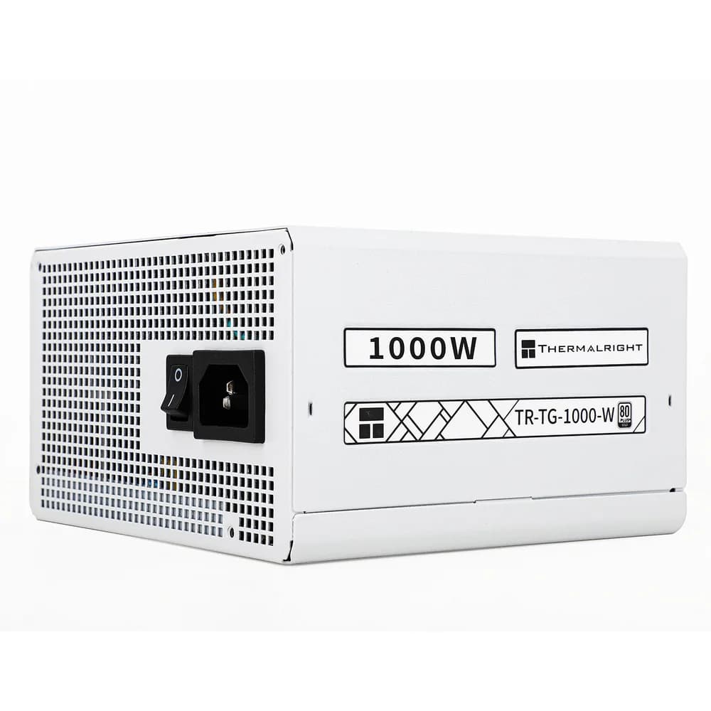SURSA Thermalright "TR-TG 1000-W", 1000W, certificare 80 Plus Gold, modular, LLC, DC to DC, PCI-E GEN 5.0 ready, fan 120mm, alb, "TR-TG 1000-W" — miniatură