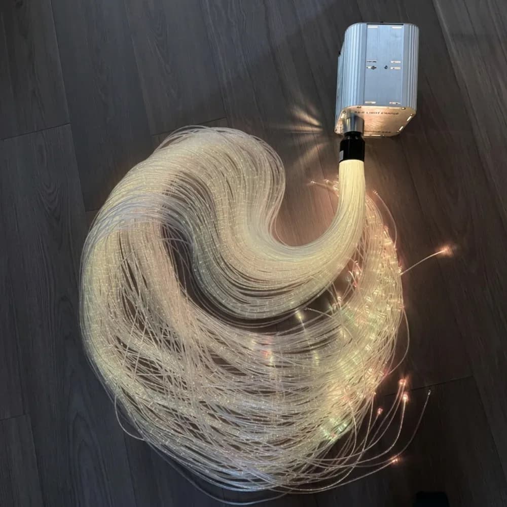 Sursă de lumină cu efect sclipitor pentru fibre optice, 45W