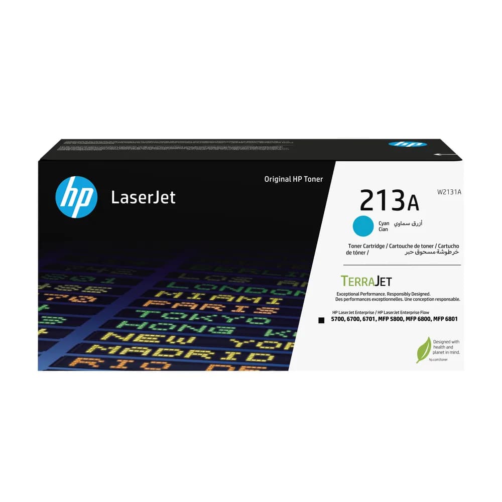 Toner Original HP Cyan, nr.213A, pentru Color LJ 5700|5800|6700|6800, 3K, incl.TV 1.2 RON, "W2131A"