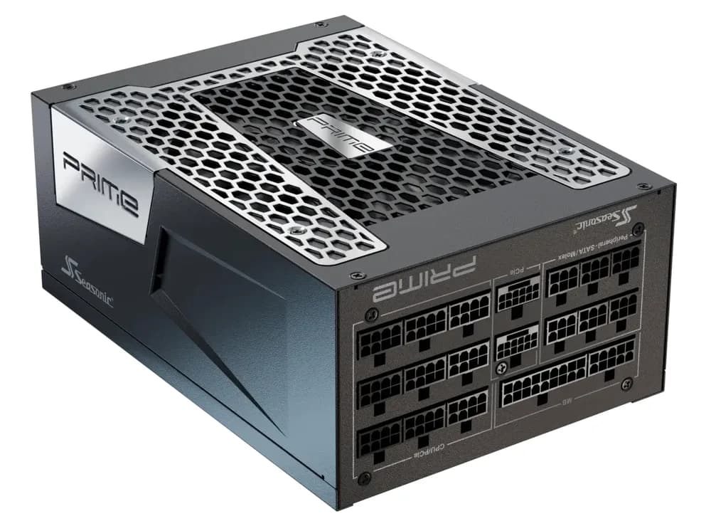 Sursa Seasonic PRIME PX ATX 3 (2024), 80 Plus Platinum, 2200W, 12VHPWR, ATX 3.1, Full Modulara, Negru "PRIME-PX-2200-ATX30" — miniatură