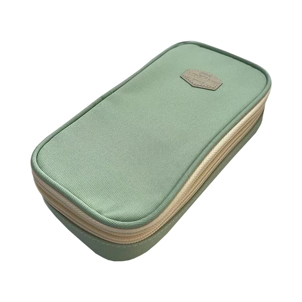 Penar borseta Urban, 2 fermoare, LIGHT GREEN, 21X6.5X11CM - S-COOL