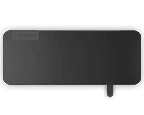 Docking station Lenovo USB-C Slim Travel Dock, USB Type-C, 65W, Negru — miniatură