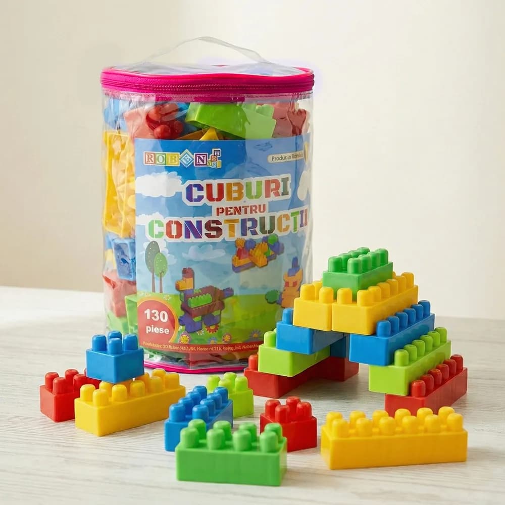 Cuburi 130 piese - ROBENTOYS — miniatură
