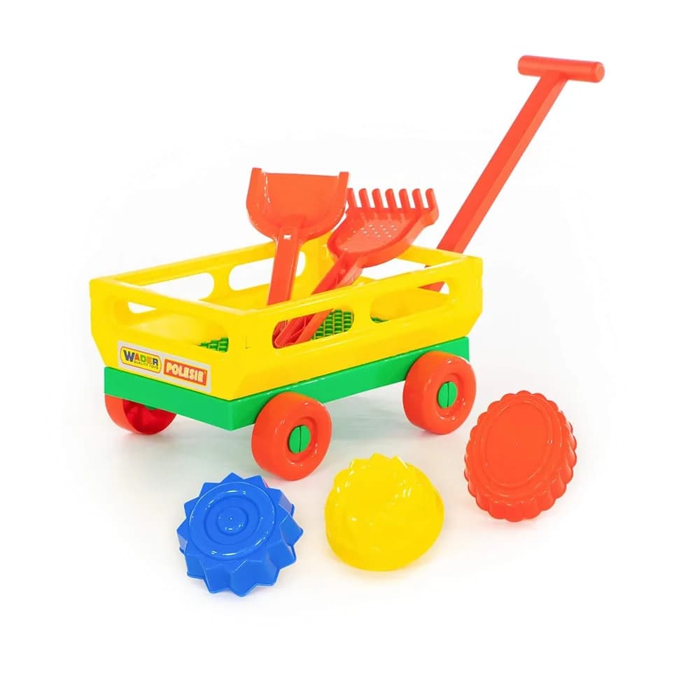 Carucior cu maner + 5 accesorii, Wader — miniatură