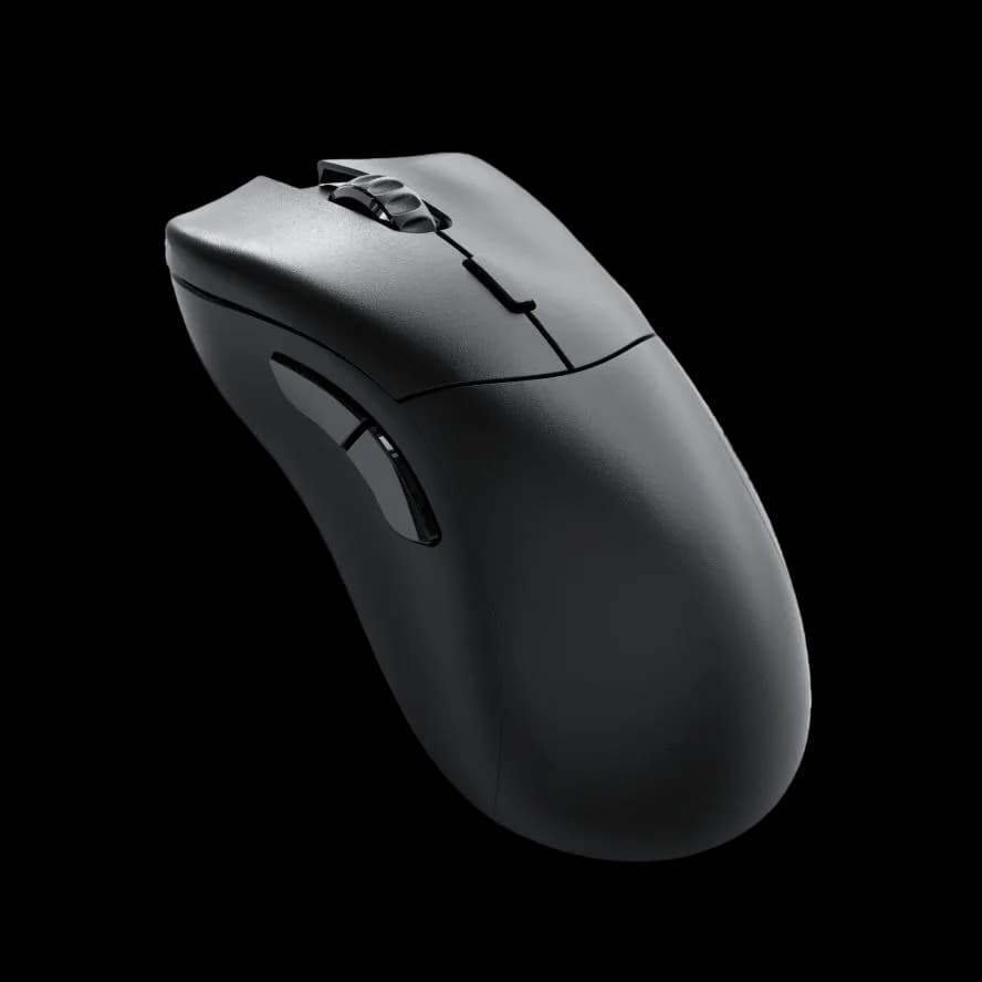 MOUSE Glorious PC Gaming Race Wireless, 1K Polling, 26000 DPI, Ultralight 60g, 6 butoane, Negru "GLO-MS-PDWV2-1K-B" — miniatură