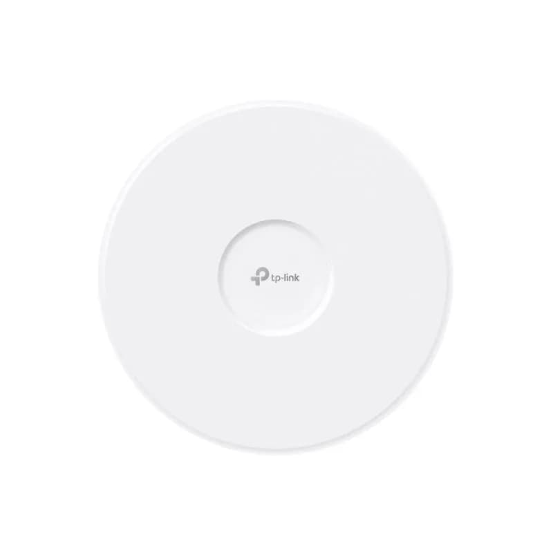 Omada BE3600 Ceiling Mount Tri-Band Wi-Fi 7 Access Point PORT: 1×2.5G RJ45 Port SPEED:688 Mbps at 2.4 GHz + 2882 Mbps at 5 GHz FEATURE: 802.3 at POE + and 12V DC (Power Adapter is not included), 4 ×Internal Antennas, MU-MIMO, Seamless Roaming, Band Steering, Beamforming, Load Balance, Airtime