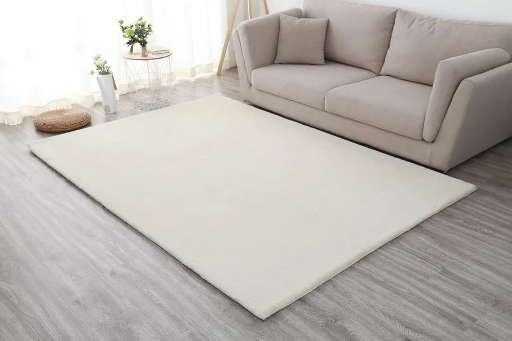 Covor Heinner Shaggy soft blanita Crem 50x90 cm — miniatură