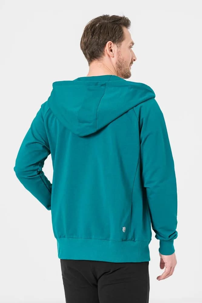 HANORAC COTON CASUAL BARBATI PETROL-M — miniatură
