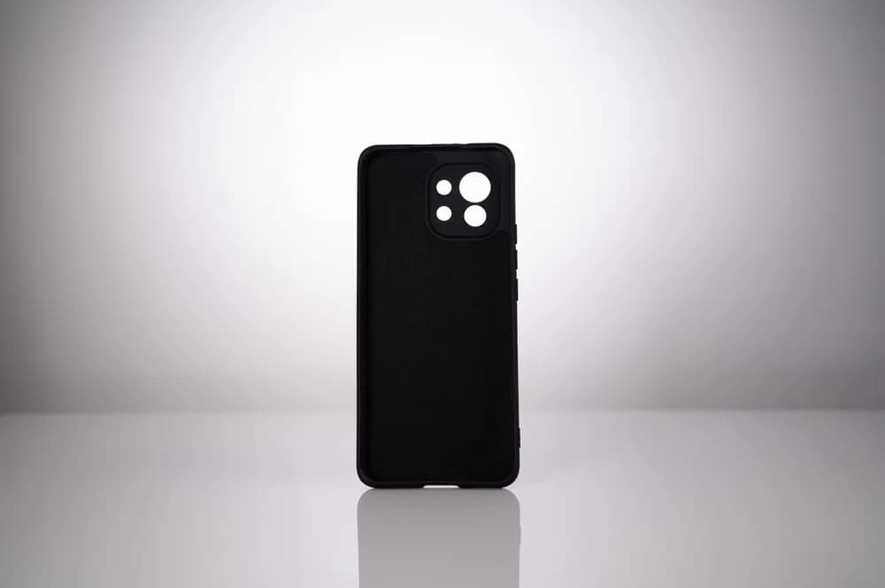 Husa Xiaomi Mi 11 5G Spacer, negru, grosime 2mm, material flexibil silicon + interior cu microfibra "SPPC-XI-MI-115G-SLK" — miniatură