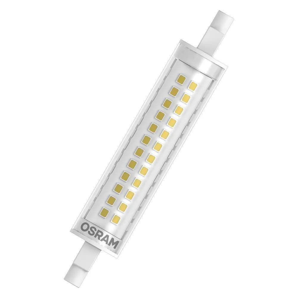 Bec LED Osram SLIM LINE, R7s, 12W (100W), 1521 lm, lumina calda (2700K),118mm, Ø20mm — miniatură