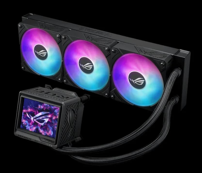 Cooler Procesor ASUS ROG Ryujin III 360 ARGB Extreme, Lichid, 12 cm, 3 ventilatoare, aRGB — miniatură