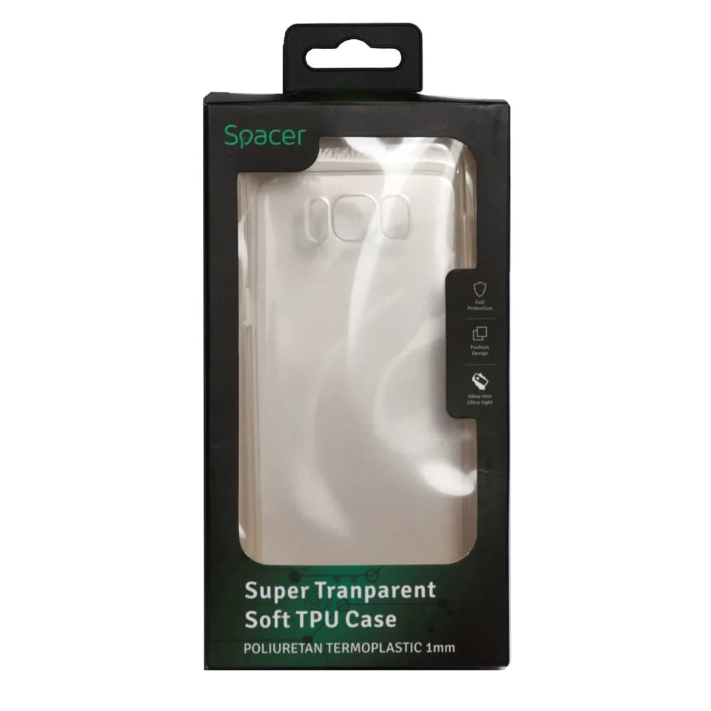 Husa Samsung S8 Spacer, transparenta, grosime 1 mm, material flexibil TPU "SPT-STS-SA.S8" — miniatură