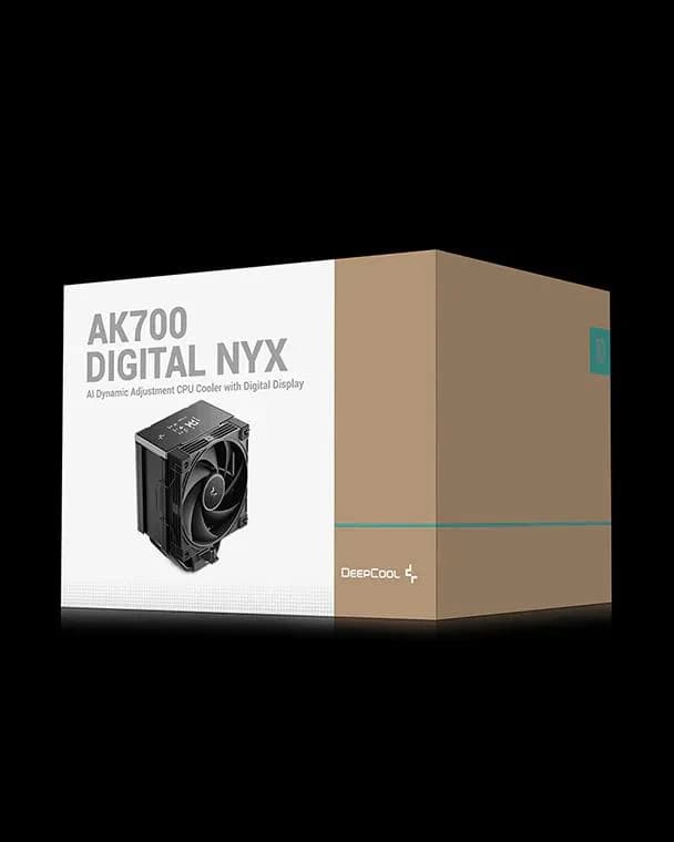 COOLER DeepCool "AK700 G2 DIGITAL WH" skt. Intel si AMD, racire cu aer, vent. 120mm, 2700 rpm, 7 heatpipes, inaltime 157mm, top cover digital, alb,"R-AK700-WHNDMN-GJD" — miniatură