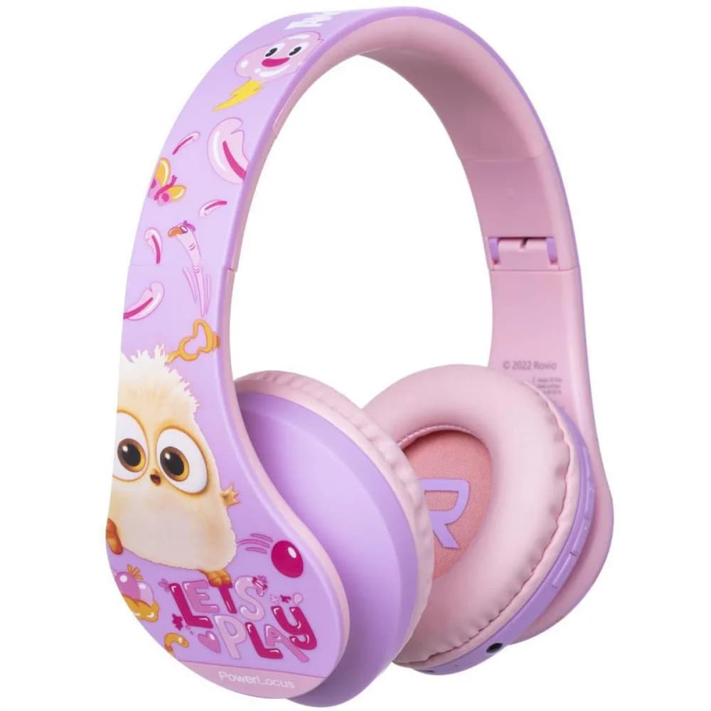 Casti Head-band PowerLocus P2 Angry Birds, Wireless, Roz