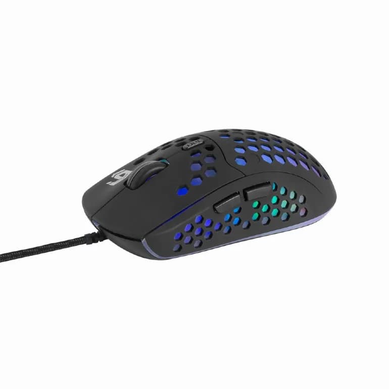 MOUSE GEMBIRD, gaming, cu fir, USB, optic, 7200 dpi, butoane/scroll 6/1, iluminare, cablu 1.8m, negru, "MUSG-RAGNAR-RX400" — miniatură