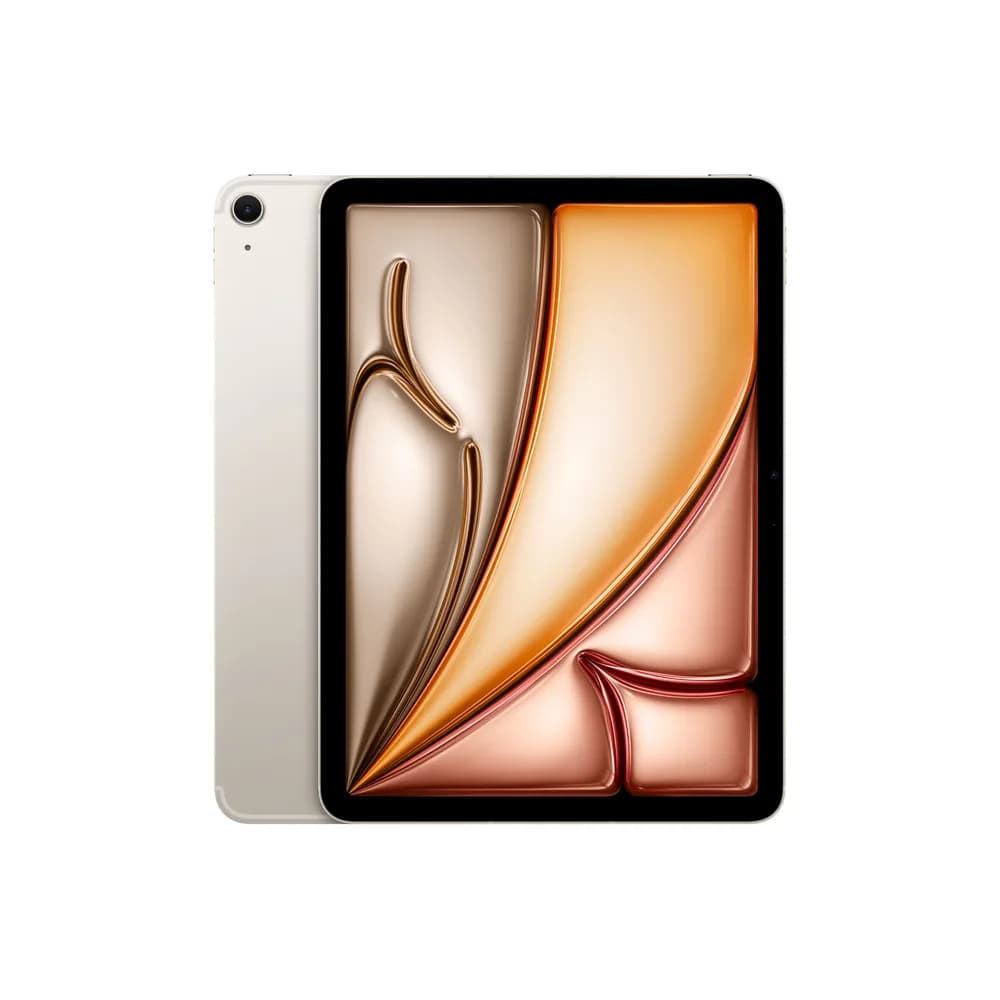 Tableta Apple iPad Air 11 (2024) + Cellular, Procesor Apple M2 Octa-Core, Ecran Liquid Retina Multi-Touch IPS 11", 8GB RAM, 512GB Flash, 12MP, Wi-Fi, Bluetooth, 5G, iPadOS (Argintiu) "MUXP3HC/A"