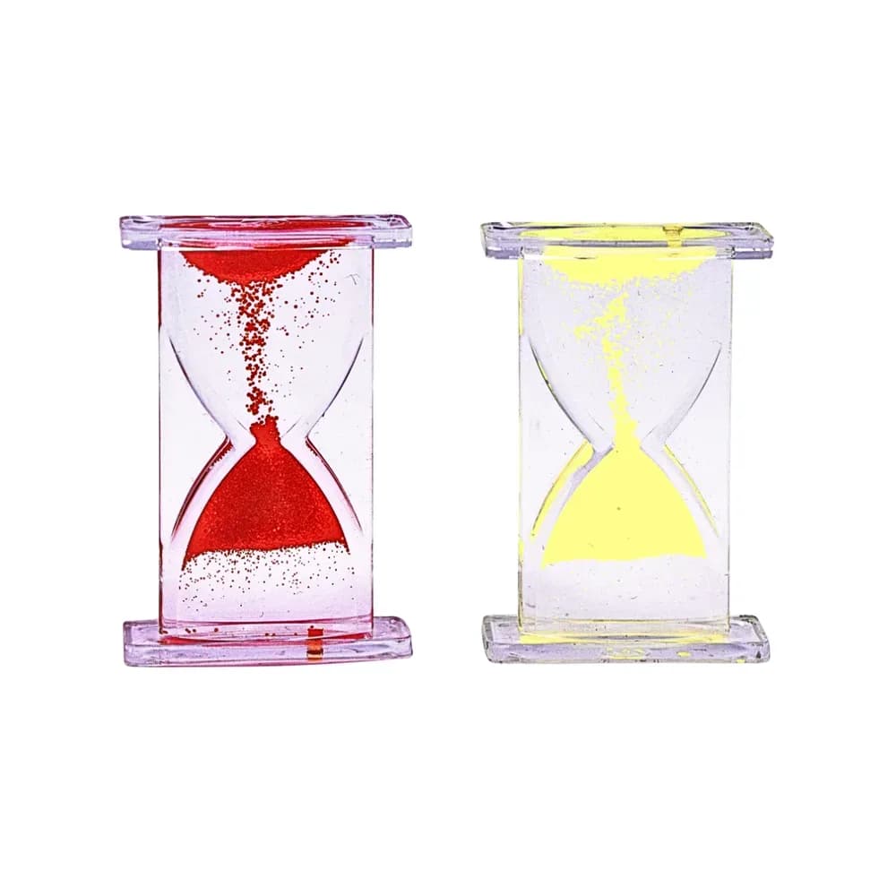 Mini cronometre clasice cu lichid – Set de 2