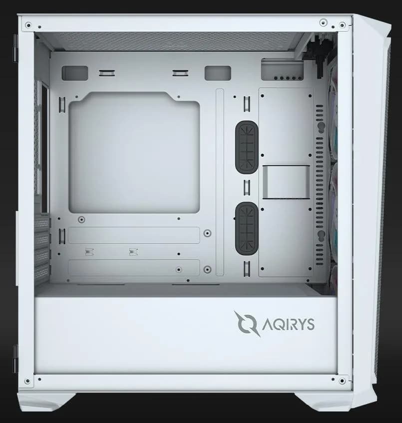 Carcasa Aqirys Wezen Midi Tower White RGB — miniatură