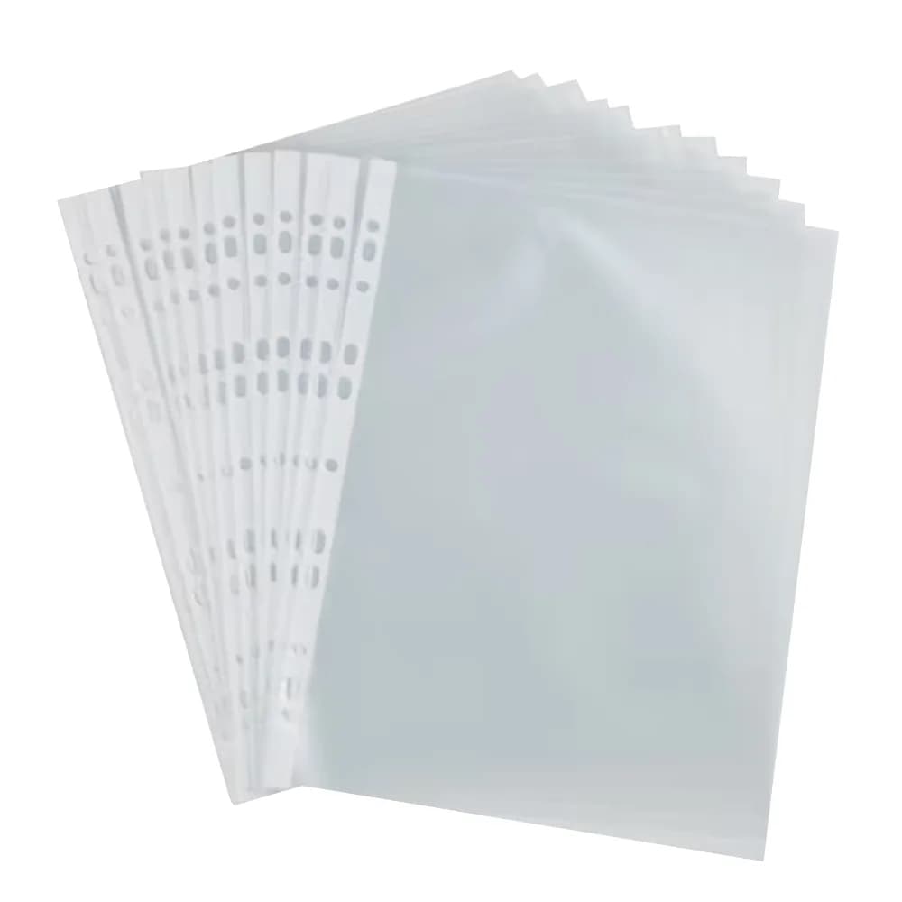 Folie protectie A4, Super Clear, 100 mic, 100 buc/set - OFFISHOP — miniatură
