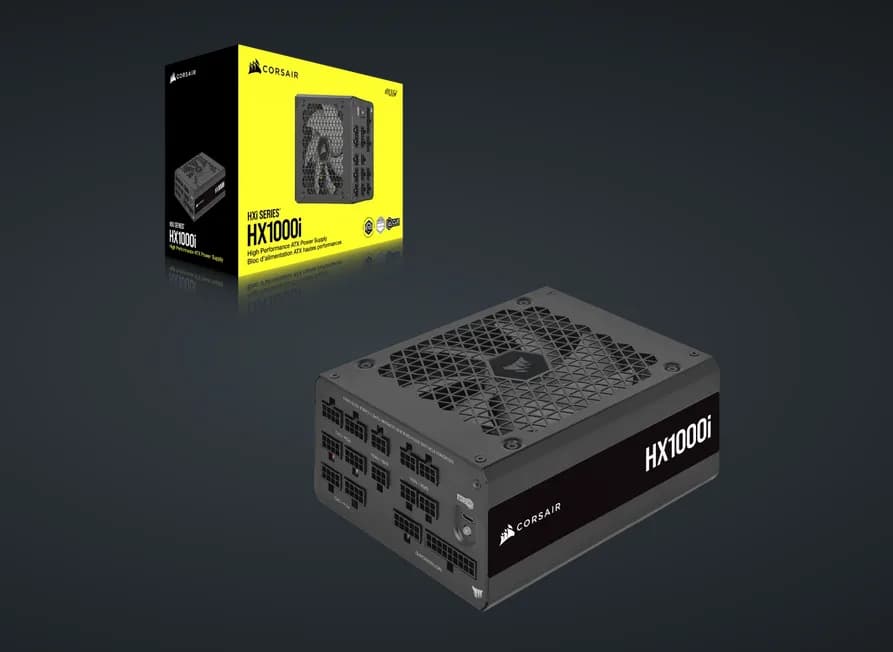 Sursa Corsair HX1000i, 80 PLUS Platinum, 1000 W — miniatură
