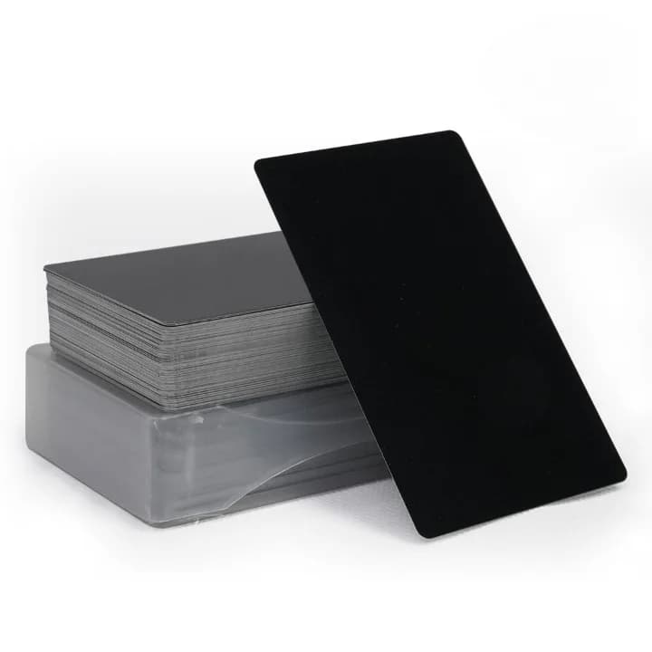 Material pentru gravare laser AlgoLaser Aluminum Business Cards (100 buc) (ALABC-Gold)