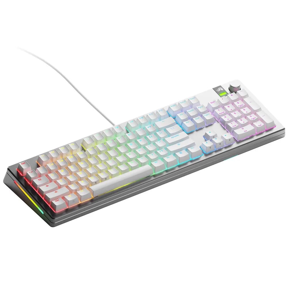 Glorious Tastatura mecanica GMMK 3 PRO 100% Prebuilt, USB-C, Fox Switches, US layout, 104 taste, Gri "GLO-KB-GMMK3-PRO-100-PB-FOX-W-SIL-US" — miniatură