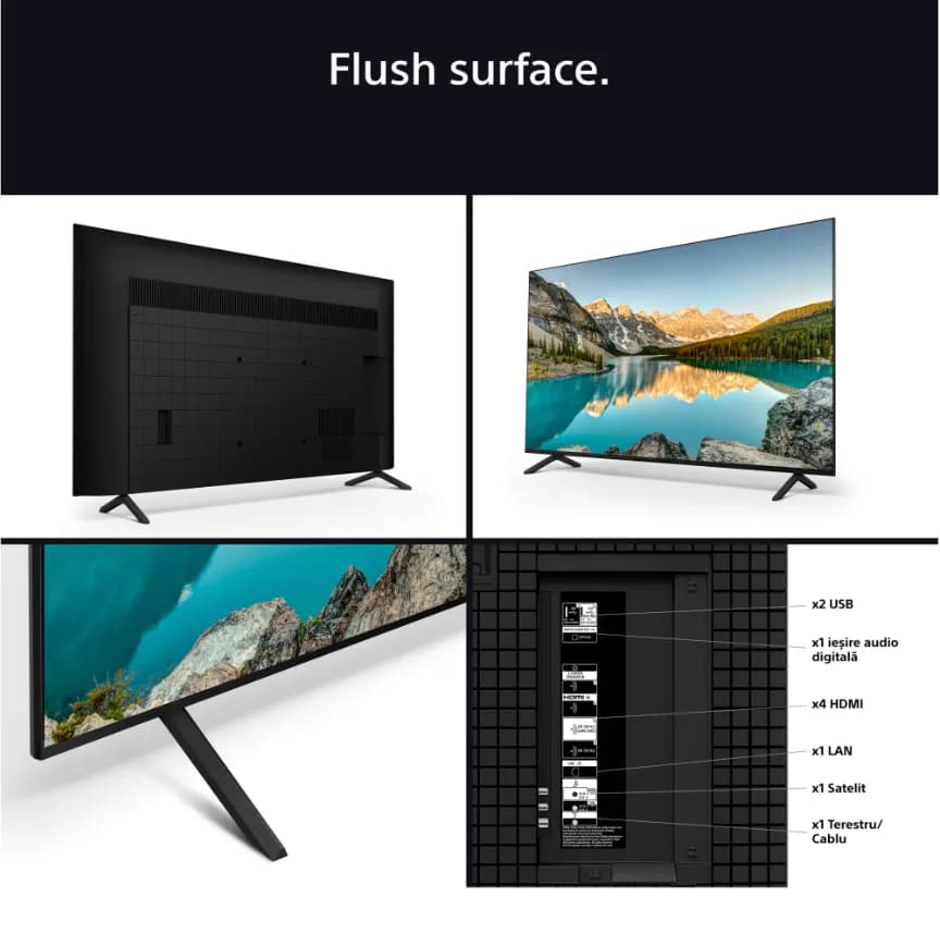 Televizor Sony BRAVIA 3 LED 50S35, 126 cm, Smart Google TV, 4K Ultra HD, Clasa E — miniatură