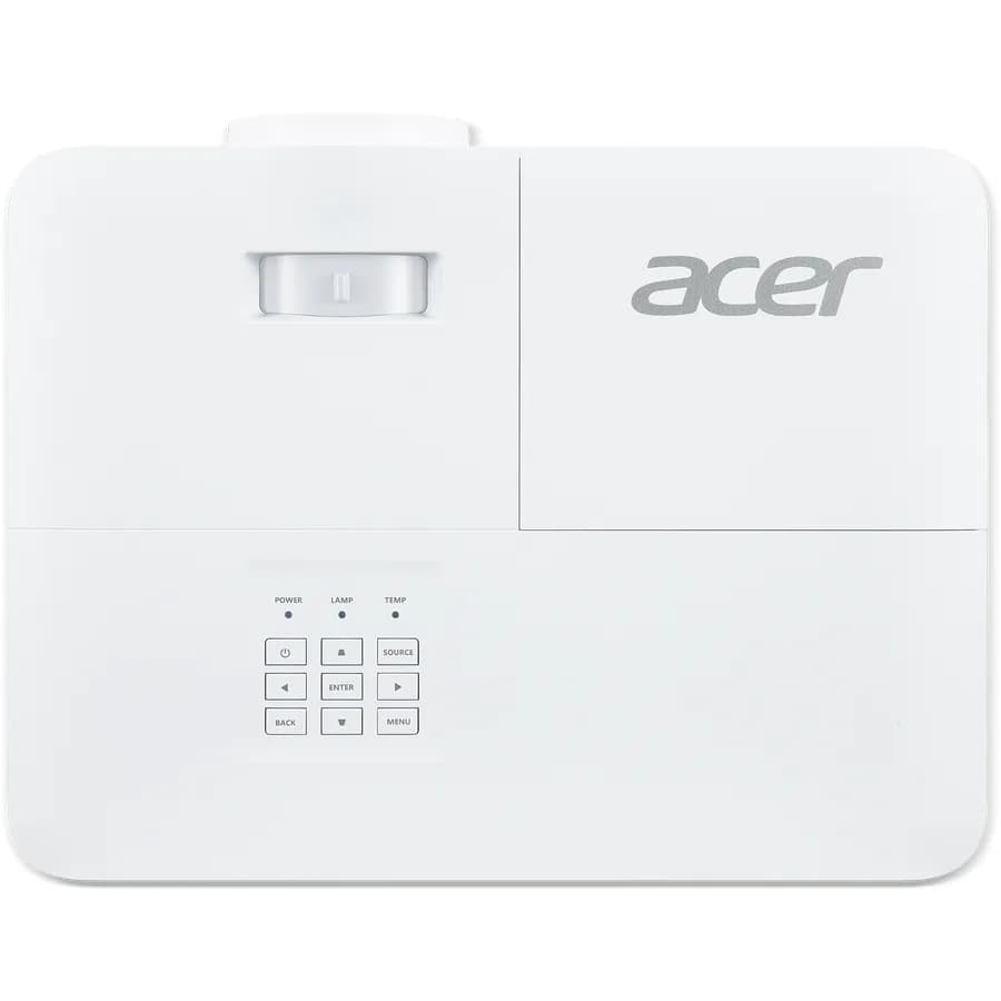 Videoproiector Acer X1827, 4K 3840* 2160, 4.000 lumeni, 16:9/ 4:3, 10.000:1, dimensiune maxima imagine, distanta maxima de proiectie 10 m, boxa 10W, lampa 5.000 ore/ 12.000 ore ecomode, 26 dB, 3.1 kg, D-sub, 2* HDMI, PC audio in/ out, DC Out (5V/1.5A, USB Type A), SPDIF Audio (Optical), RS232, cablu