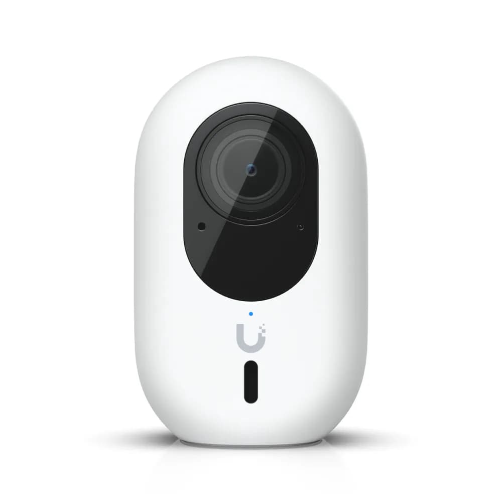 UBIQUITI 5MP G4 INSTANT CAMERA UVC-G4-INS, Dimensiuni: 81.6 x 50 x 47.2 mm, rezistenta la apa: IPX5, Senzor: 5MP CMOS, Lentila: EFL 2.8 mm, ƒ/1.6, Unghi vizualizare: H: 102.4°, V: 54.9°, D: 120.6°, IR, Rezolutie: 4MP 2688 x 1512 (16:9), 30 FPS, 802.11 a/b/g/n/ac WiFi, Bluetooth, Suport perete