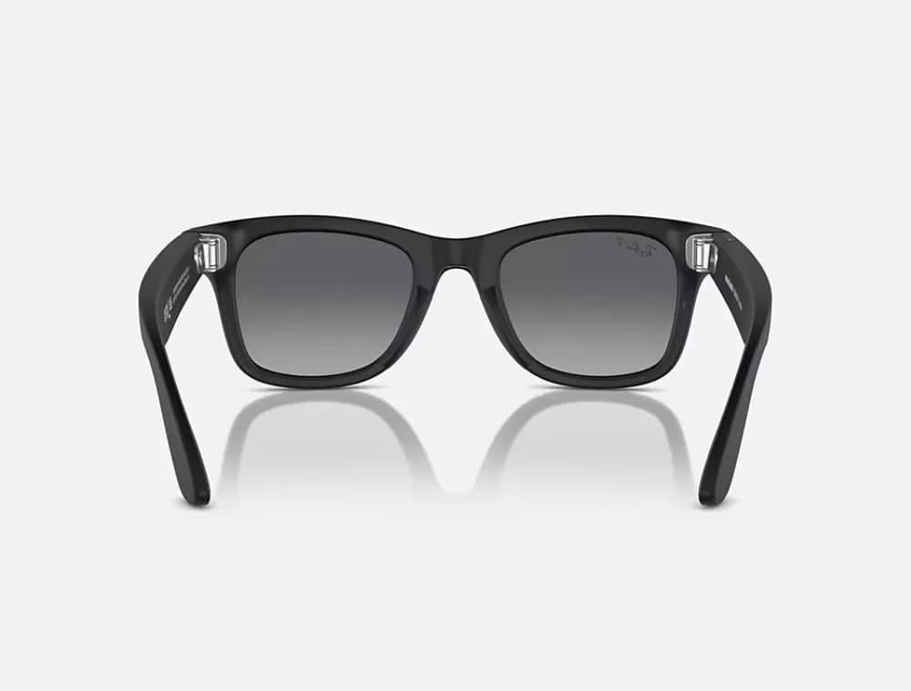 Ray-Ban Meta Wayfarer AI Glasses Matte Black/Polar Gradient Graphite — miniatură