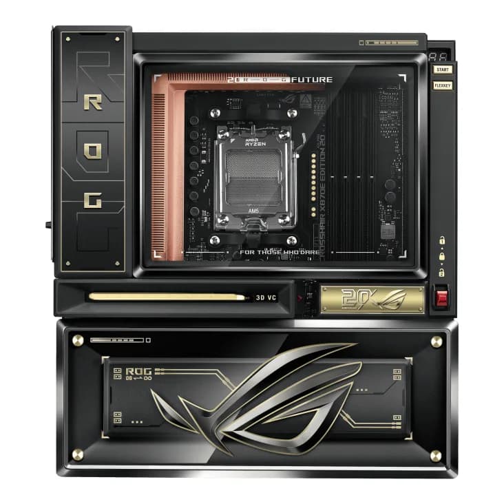 MB AMD X870E SAM5 E-ATX/CROSSHAIR X870E EDIT 20 ASUS"ROG CROSSHAIR X870E EDITION 20" — miniatură