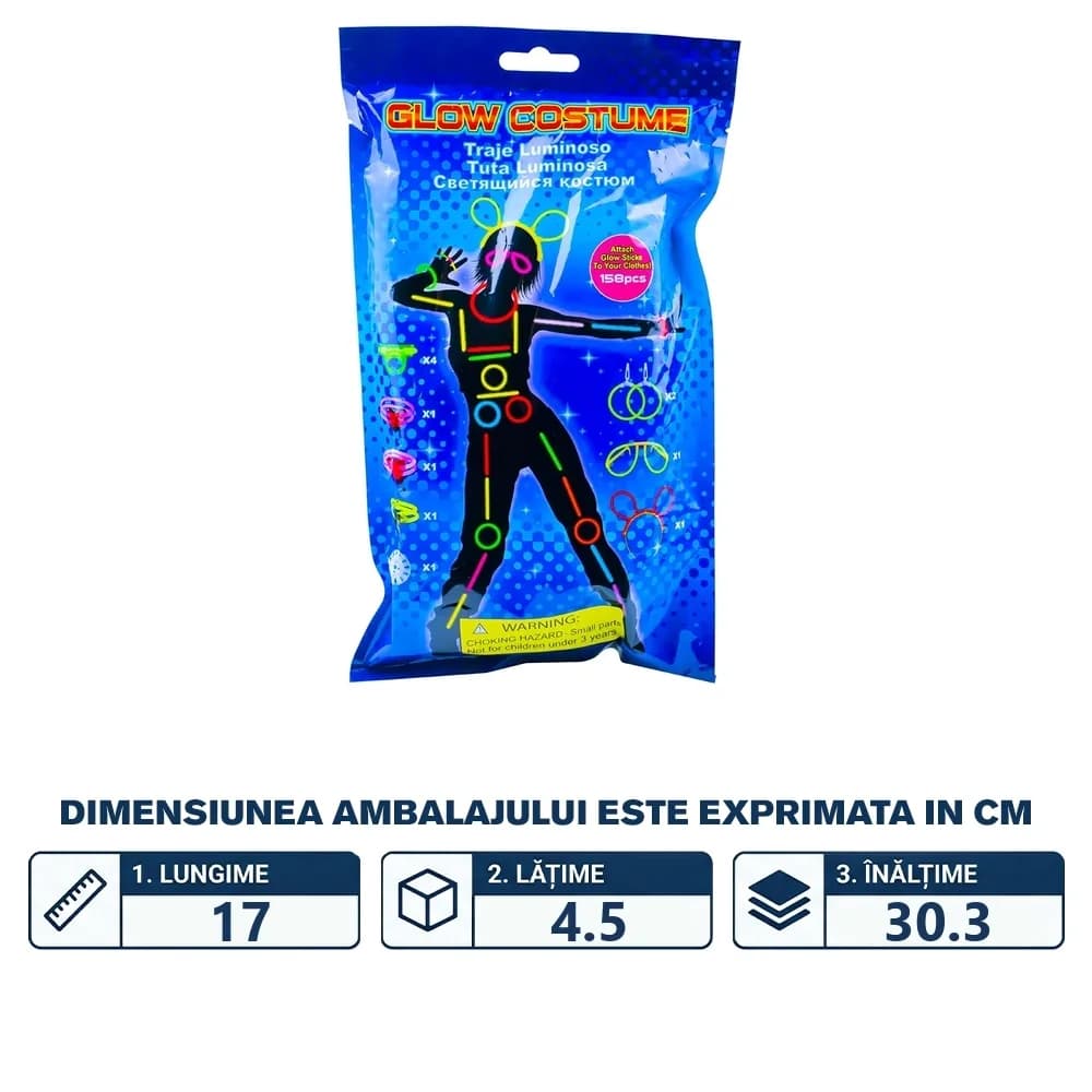 Costum bratari fosforescente — miniatură