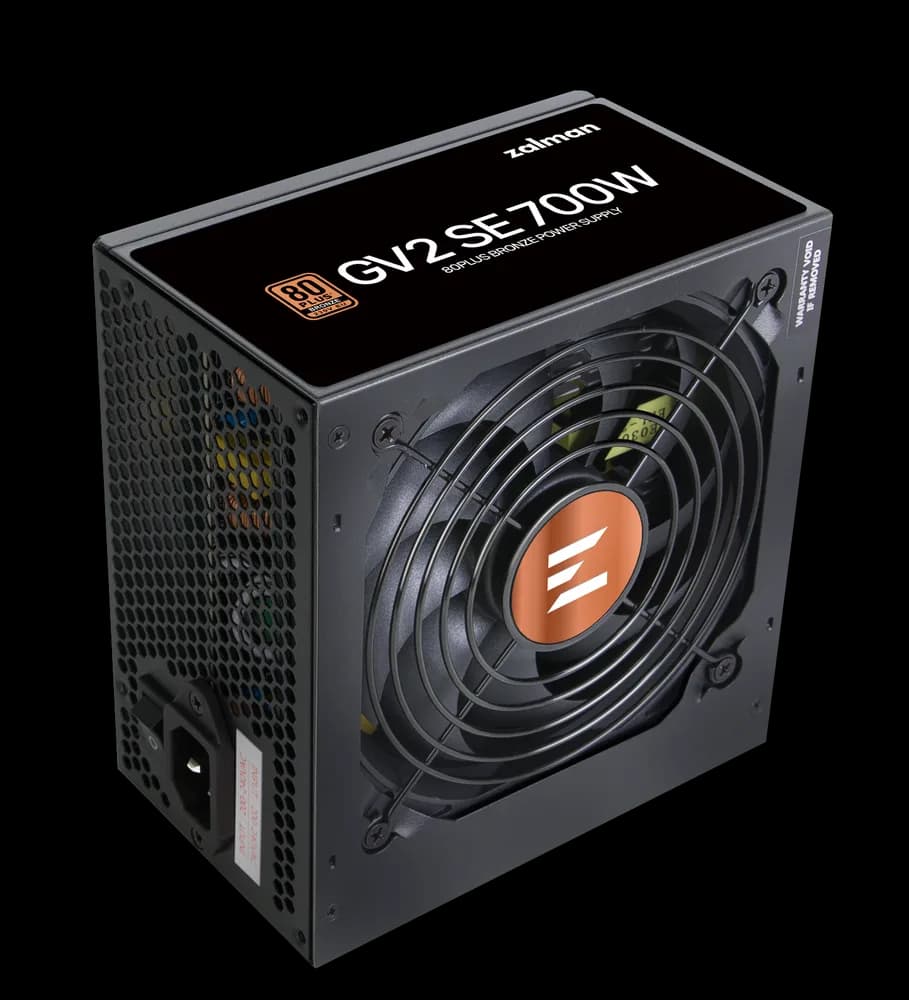 SURSA Zalman "ZM700", 700W, certificare 80Plus Bronze, non-modular, fan 120mm, negru, "ZM700-GV2SE"