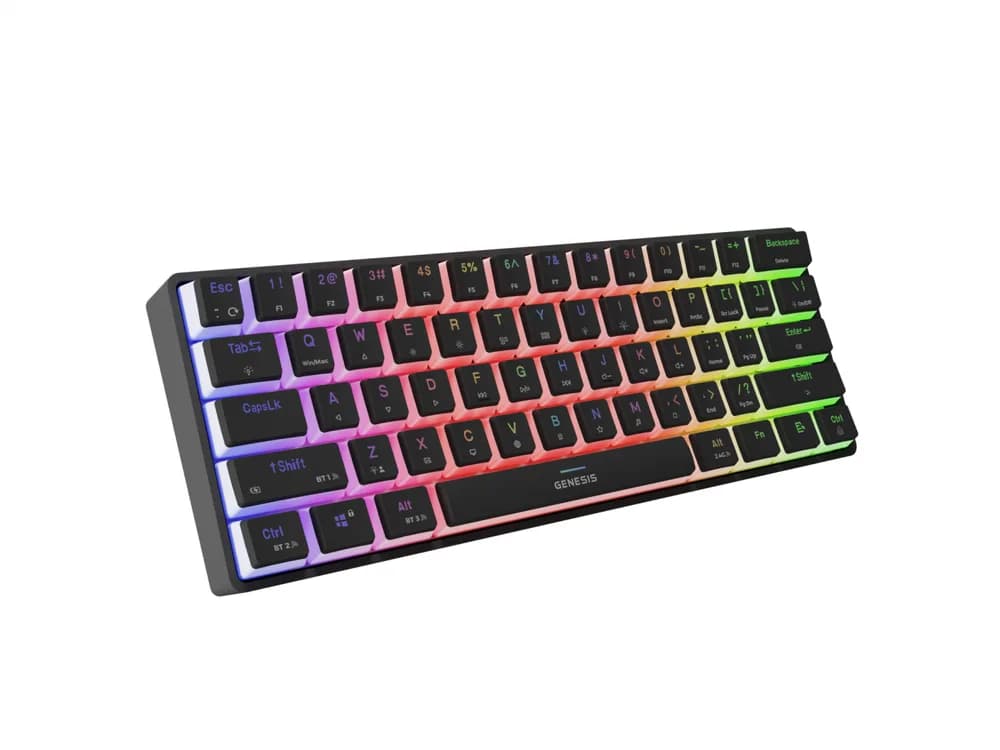 Tastatura Mecanica Gaming Genesis Thor 660 G2, RGB, Wireless, negru — miniatură
