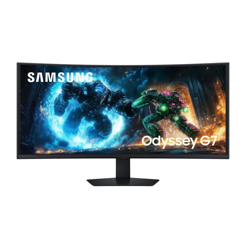 Monitor Samsung 40" LS40FG750EUXEN, Curvature: 1000R, Diagonal (inch): 40, Diagonal (cm): 101, Aspect ratio: 21:9, Panel: VA, Resolution: 5120x2160, Refresh Rate: 180Hz, Response time GtG: 1ms, Brightness (max): 350 cd/m², Contrast (static) : 3000:1, Viewing angle: 178/178, Color Gamut Type: DCI-P3