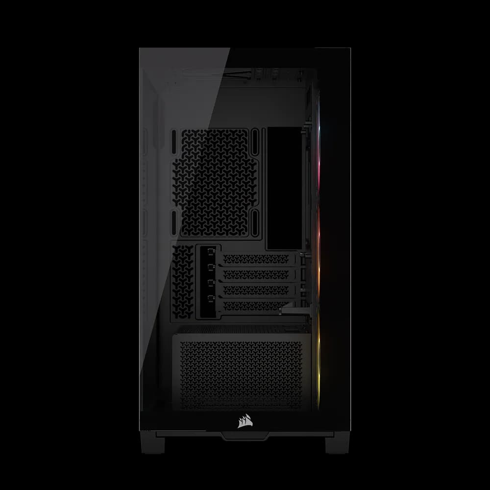 Carcasa Corsair 2800X RS-R ARGB, Micro-ATX, cu 3 ventilatoare incluse RS120-R ARGB, Negru "CC-9011347-WW" — miniatură