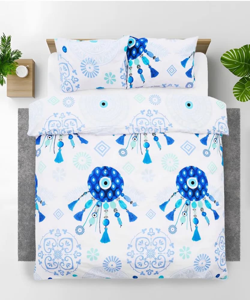 Lenjerie kingsize, bumbac,132 TC, Paros — miniatură